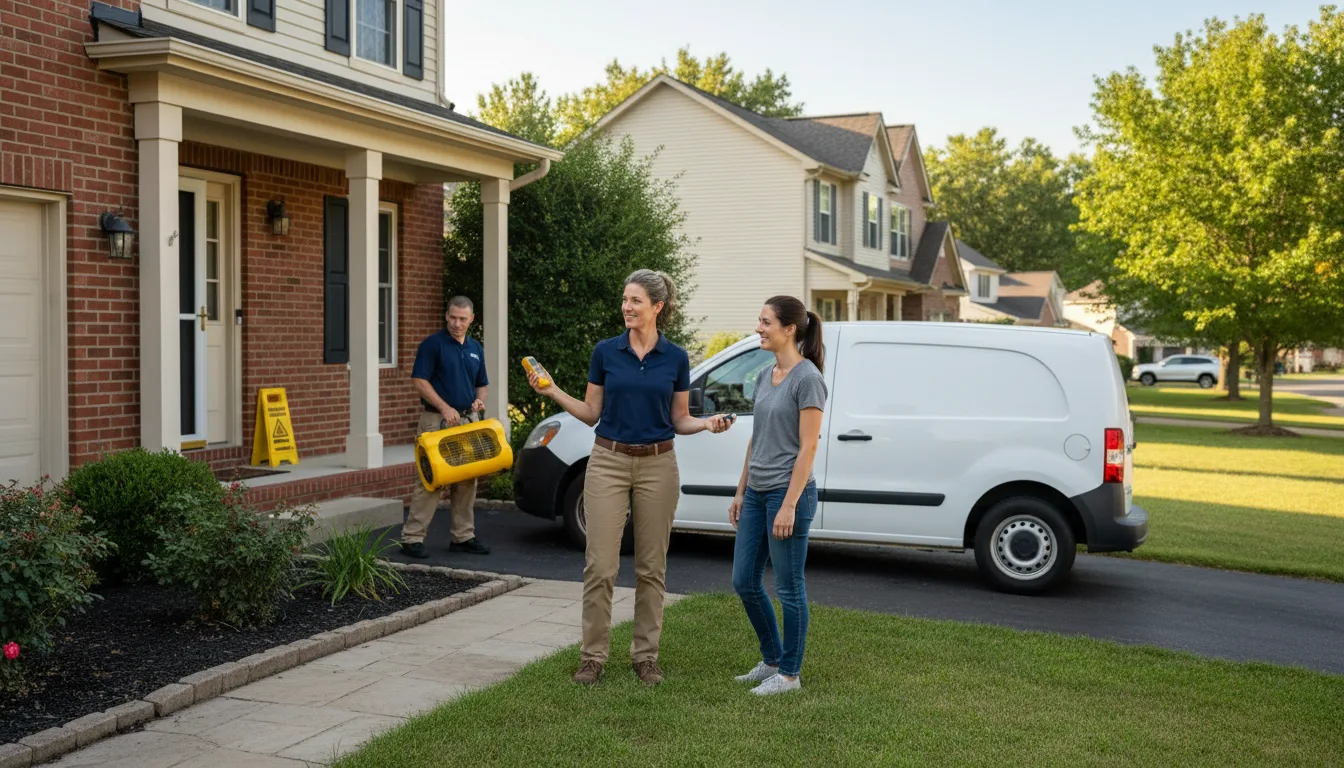 Water restoration image for Dehumidification And Cleanup Services in Saint Peter, MN